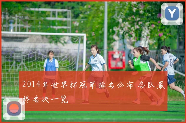 2014年世界杯冠军排名公布 各队最终名次一览