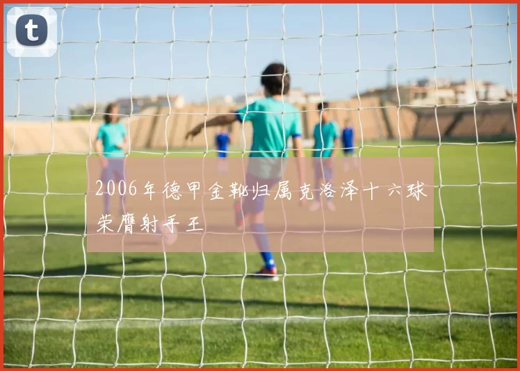 2006年德甲金靴归属克洛泽十六球荣膺射手王